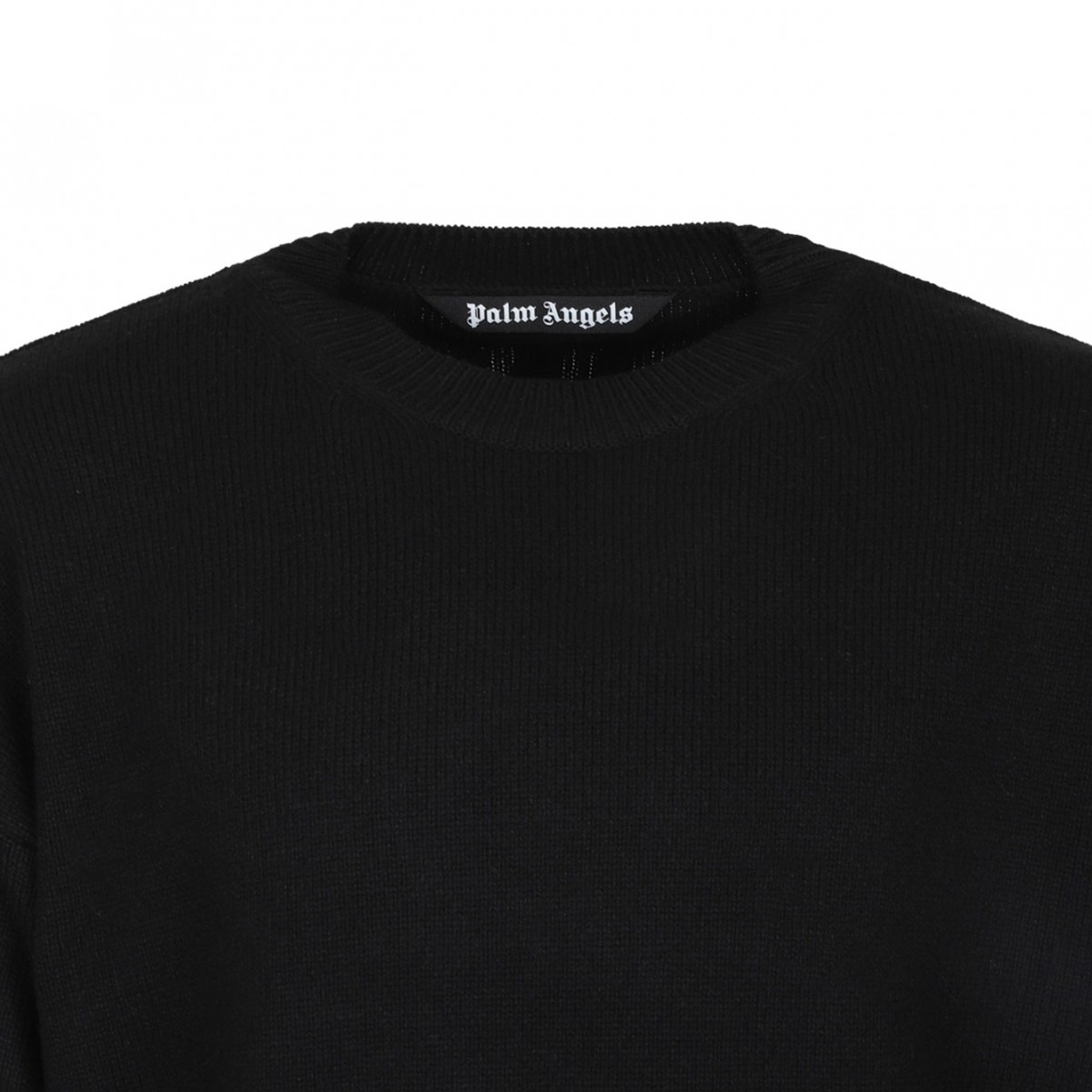 Black Monogram Print Jumper