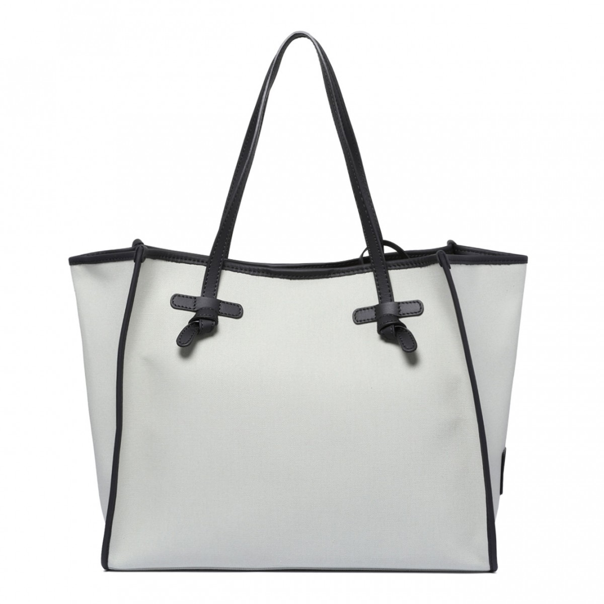 Light Mint and Camel Shopping Bag