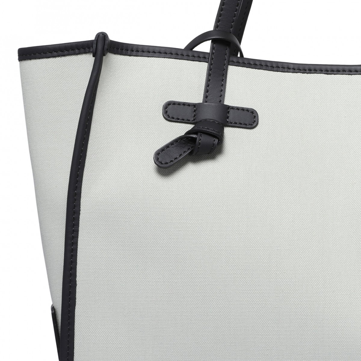 Light Mint and Camel Shopping Bag