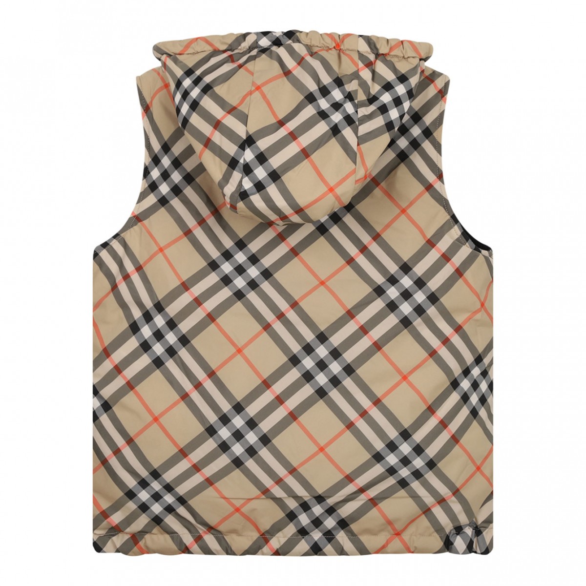 Reversible Check Print Gilet