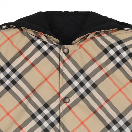 Reversible Check Print Gilet