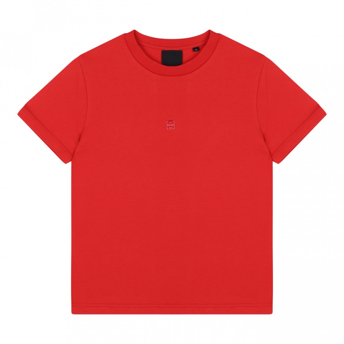 Red Monogram Print T-Shirt
