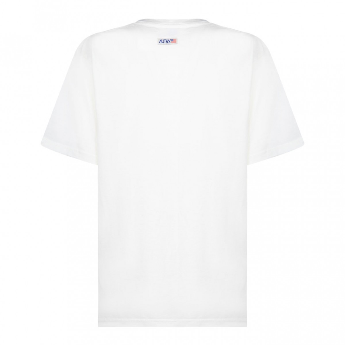 White Logo Print T-Shirt