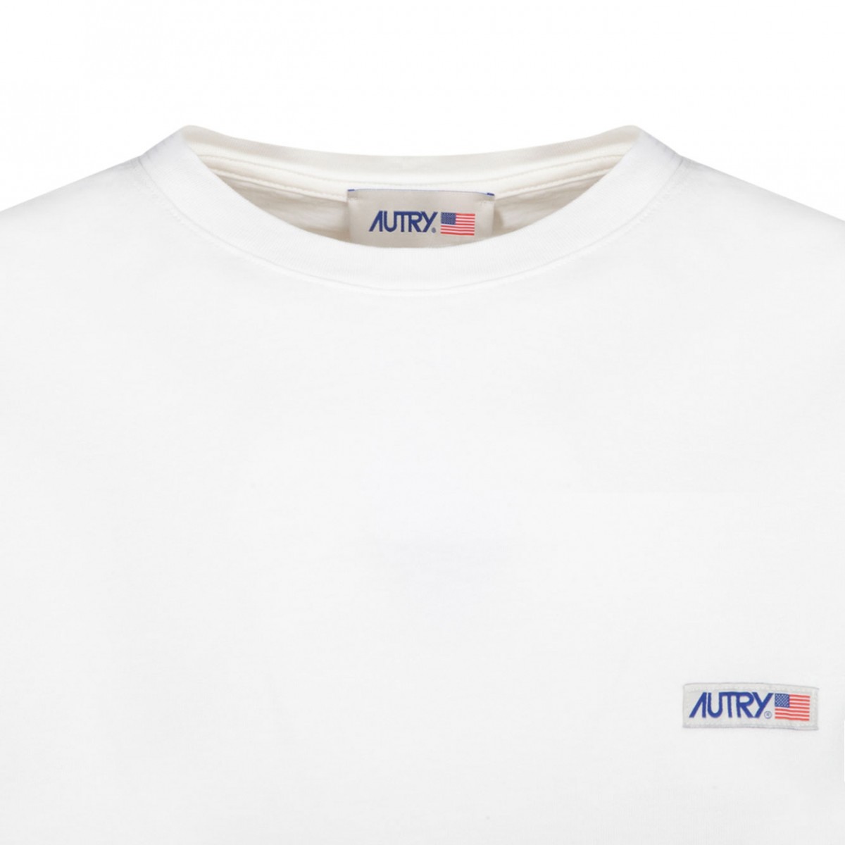 White Logo Print T-Shirt