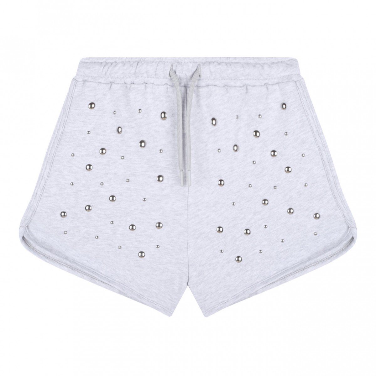 Heather Grey Studded Shorts