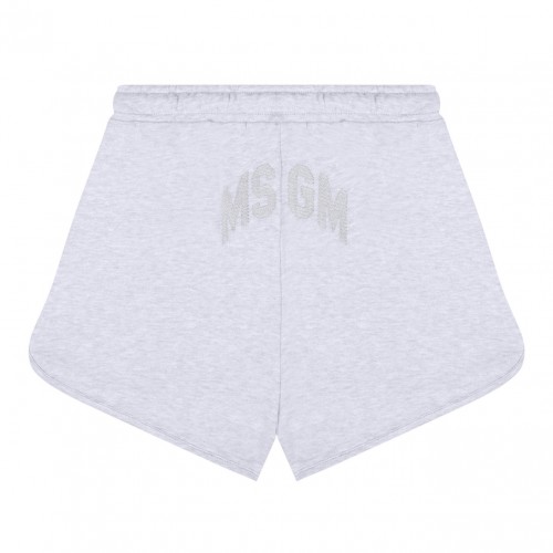 Heather Grey Studded Shorts