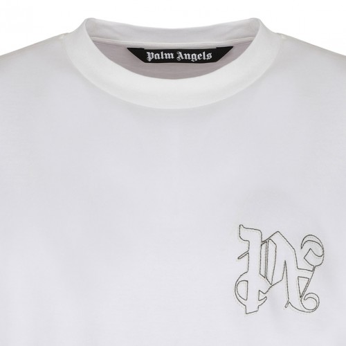 White PA Monogram T-Shirt