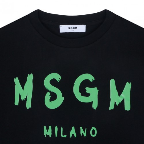 Black Logo Print T-Shirt