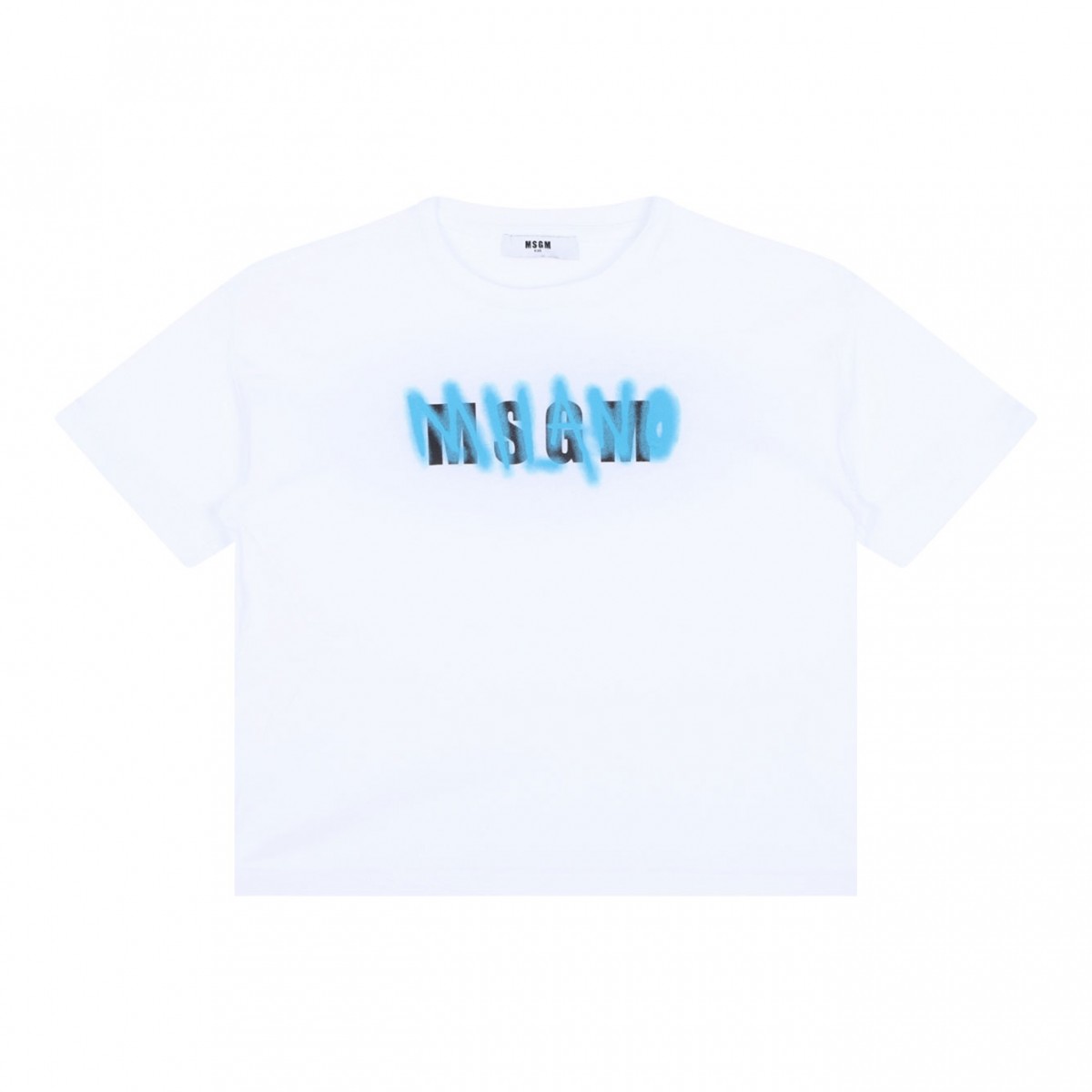 White Logo Print T-Shirt