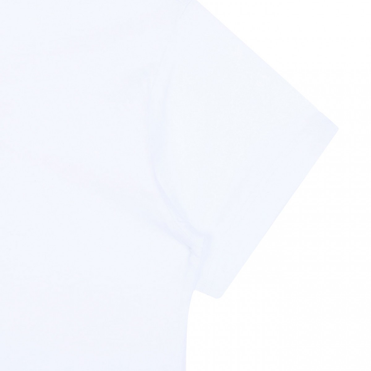 White Logo Print T-Shirt