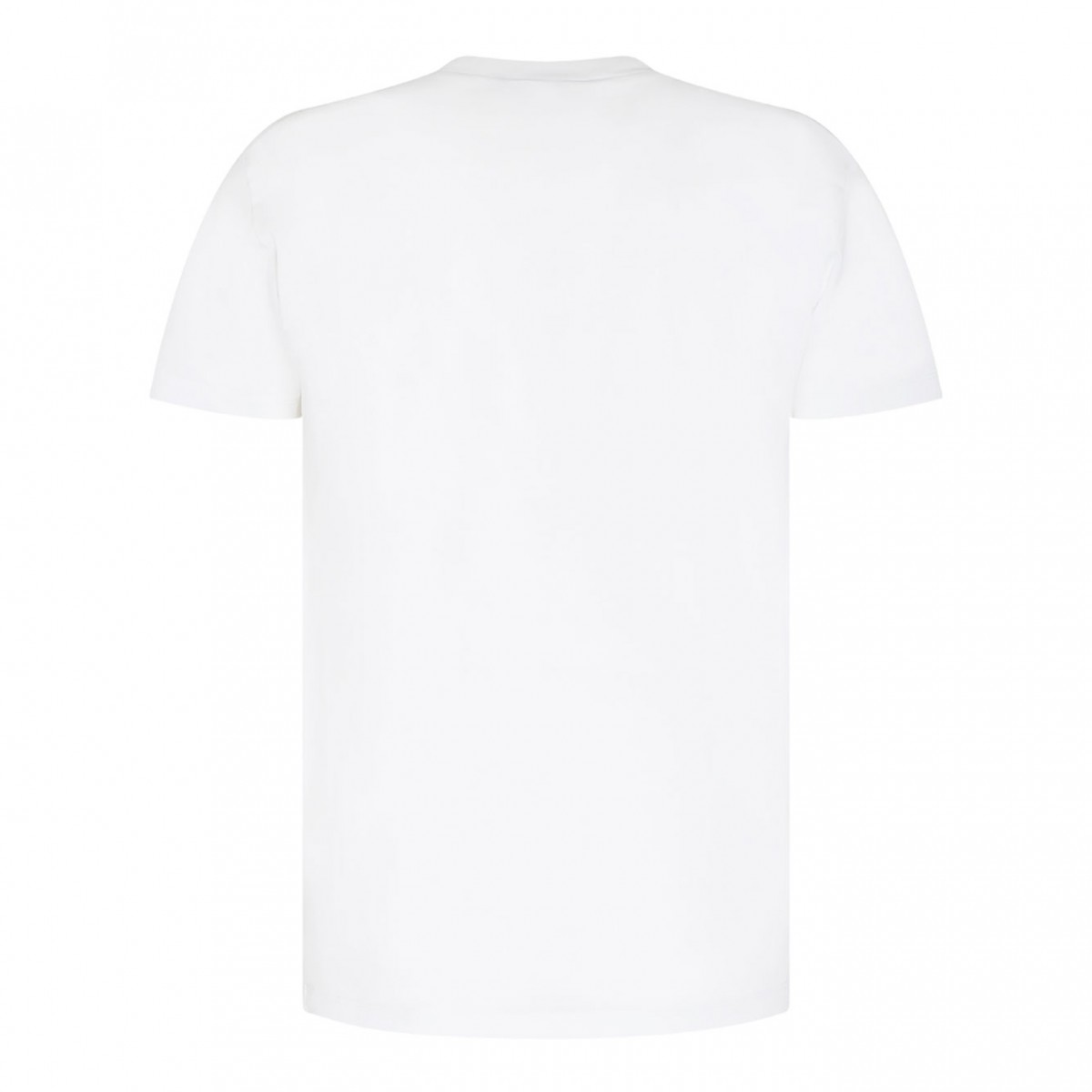 White Icon Print T-Shirt
