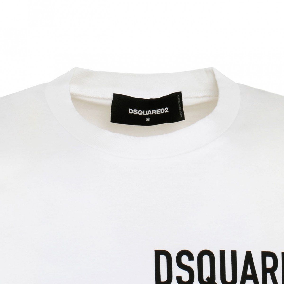 White Icon Print T-Shirt