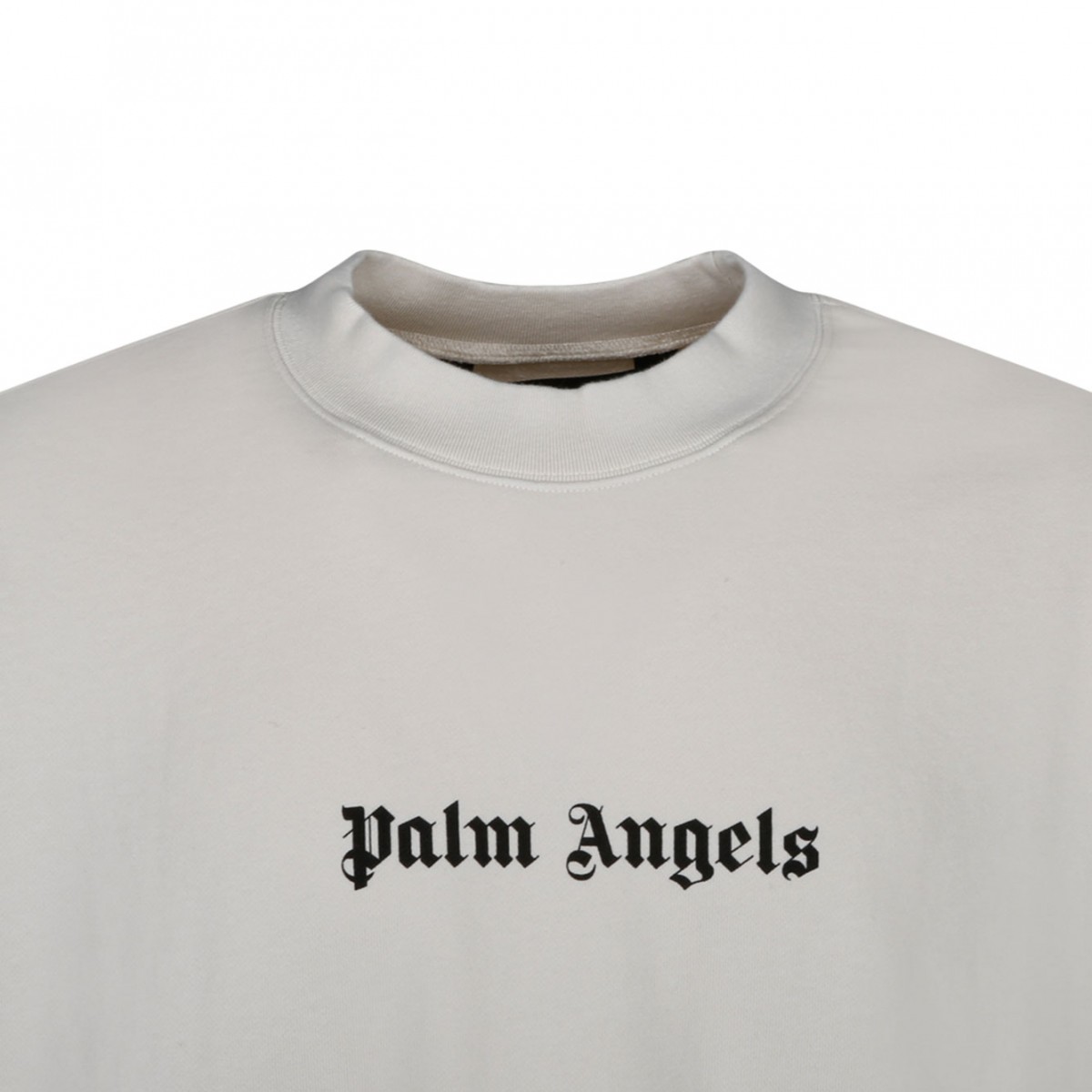 White Logo Print Sweatshirt