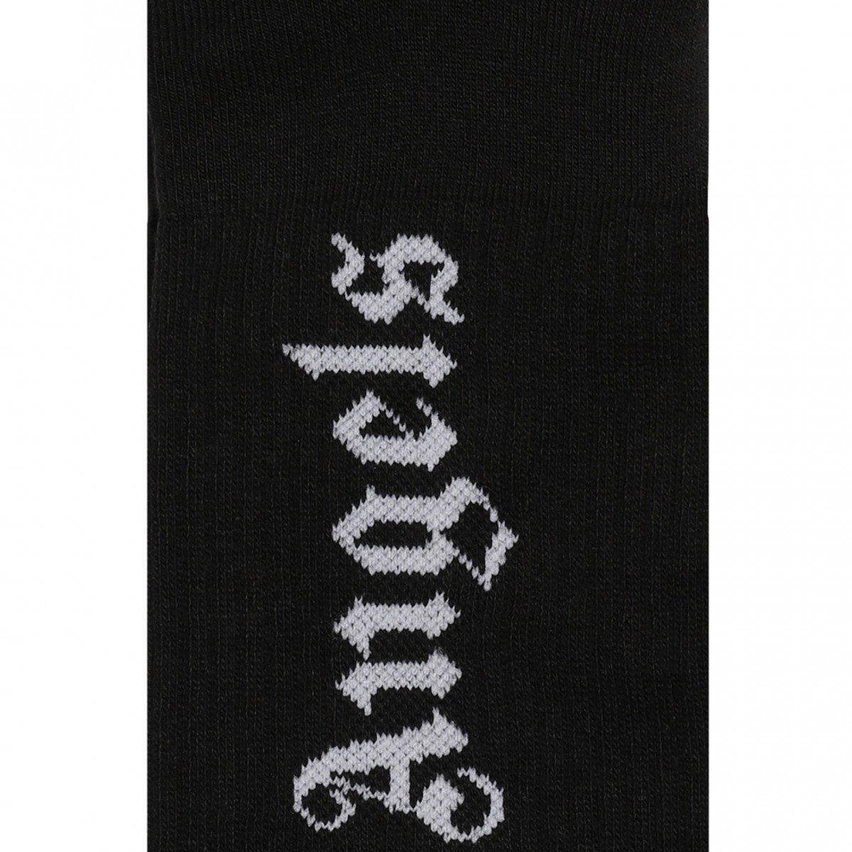 Intarsia Logo Socks