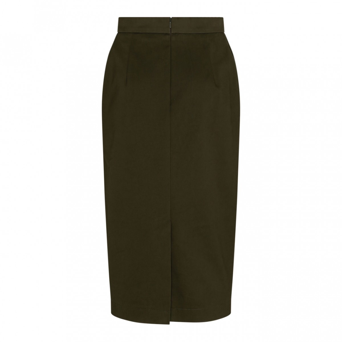 Olive Green Canvas Skirt