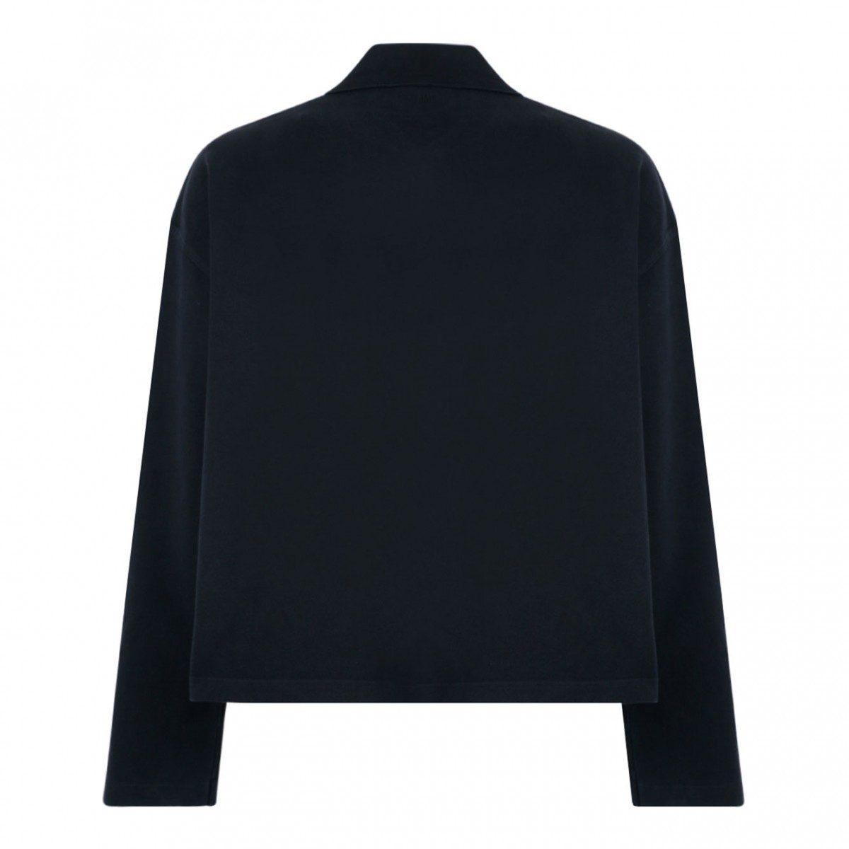 Black Long Sleeves Polo