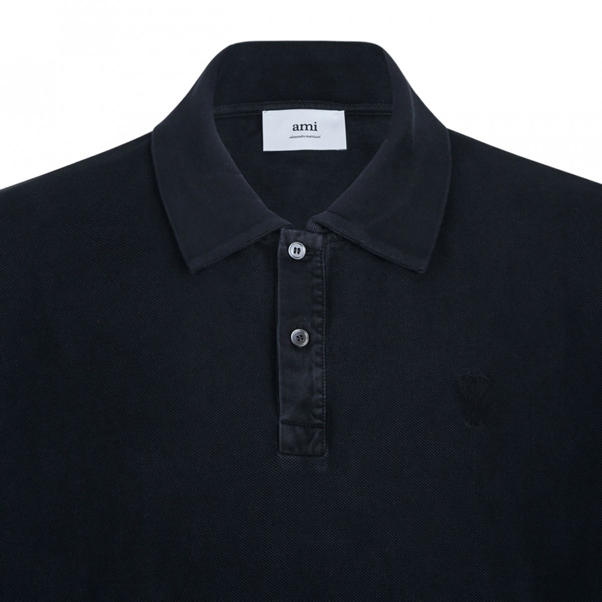 Black Long Sleeves Polo