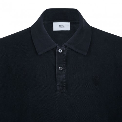 Black Long Sleeves Polo