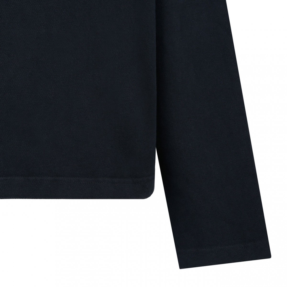 Black Long Sleeves Polo