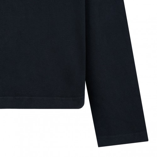 Black Long Sleeves Polo
