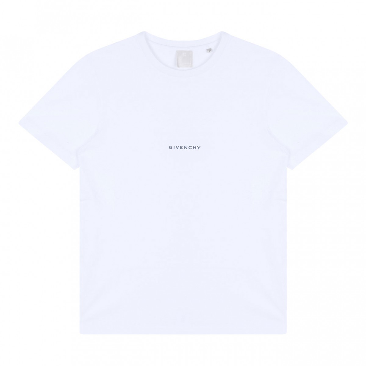 White Logo Print T-Shirt