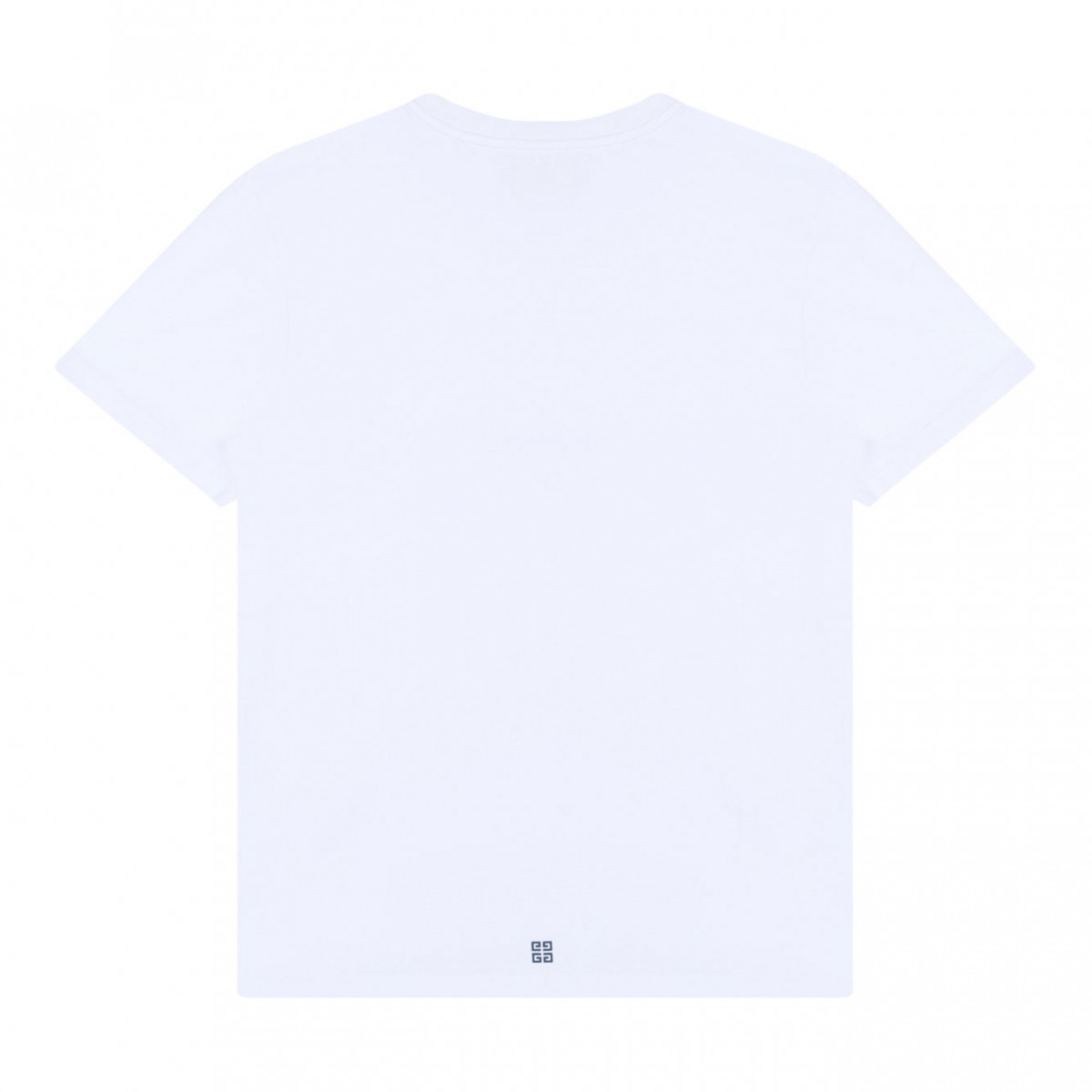 White Logo Print T-Shirt