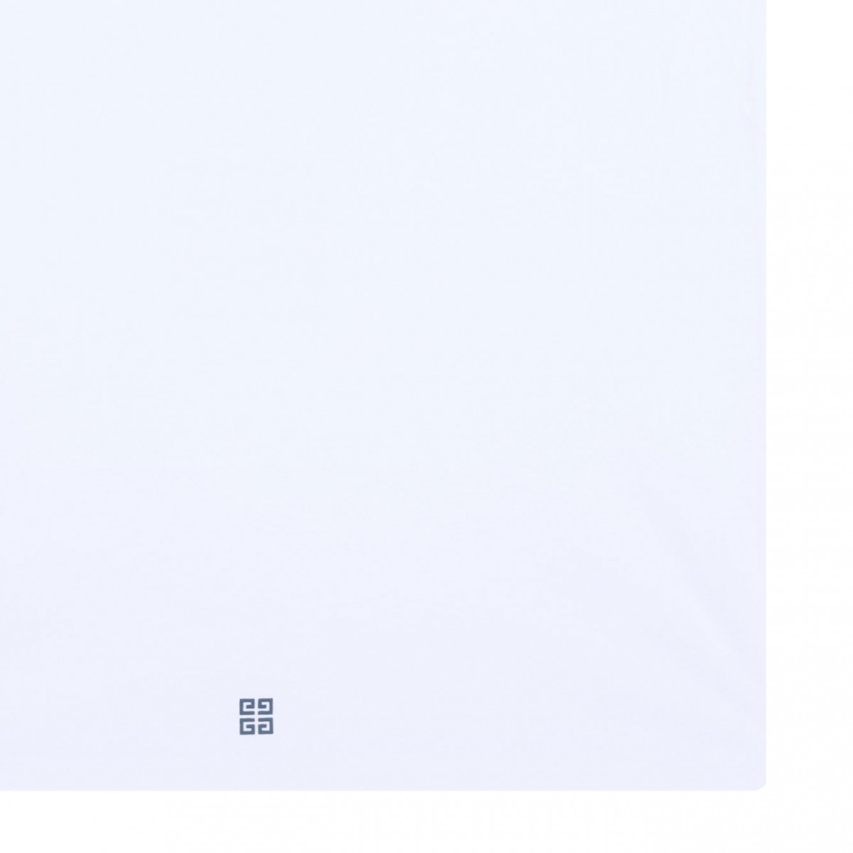 White Logo Print T-Shirt