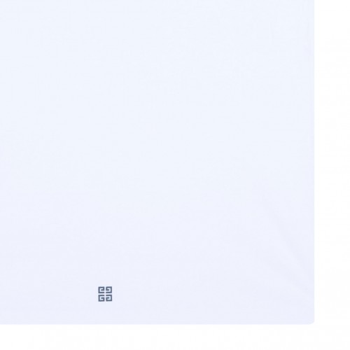 White Logo Print T-Shirt