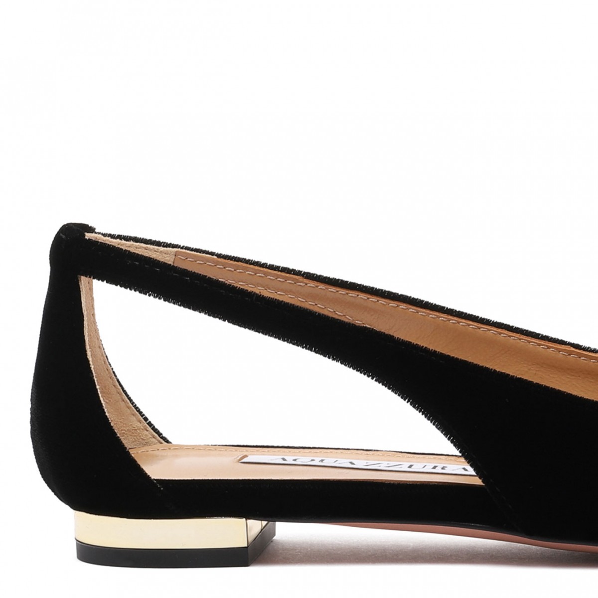 Black Cut Out Detailing Ballerinas