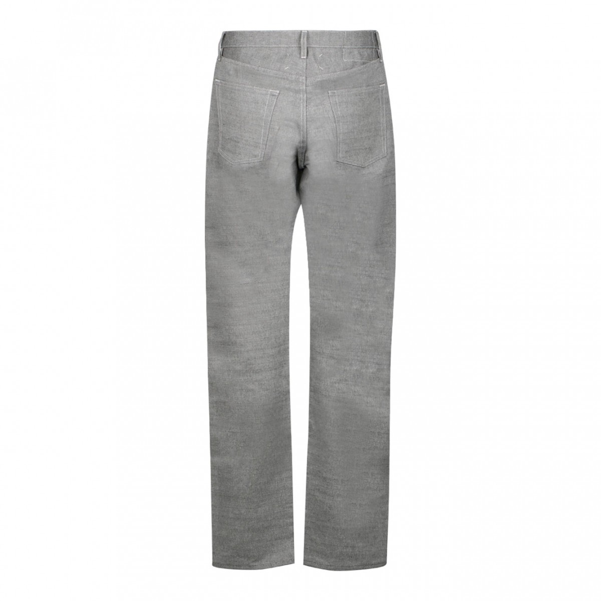 Grey Turn Up Jeans