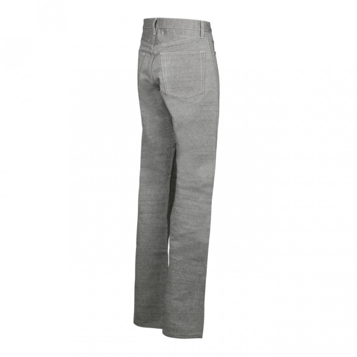 Grey Turn Up Jeans