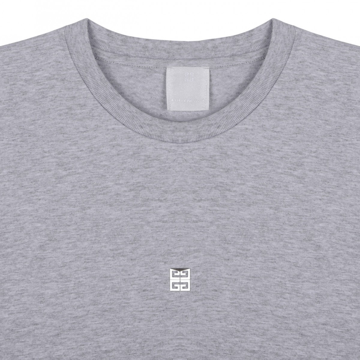 Grey 4G Plaque T-Shirt