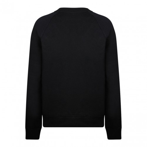Black Logo Print Sweatshirt
