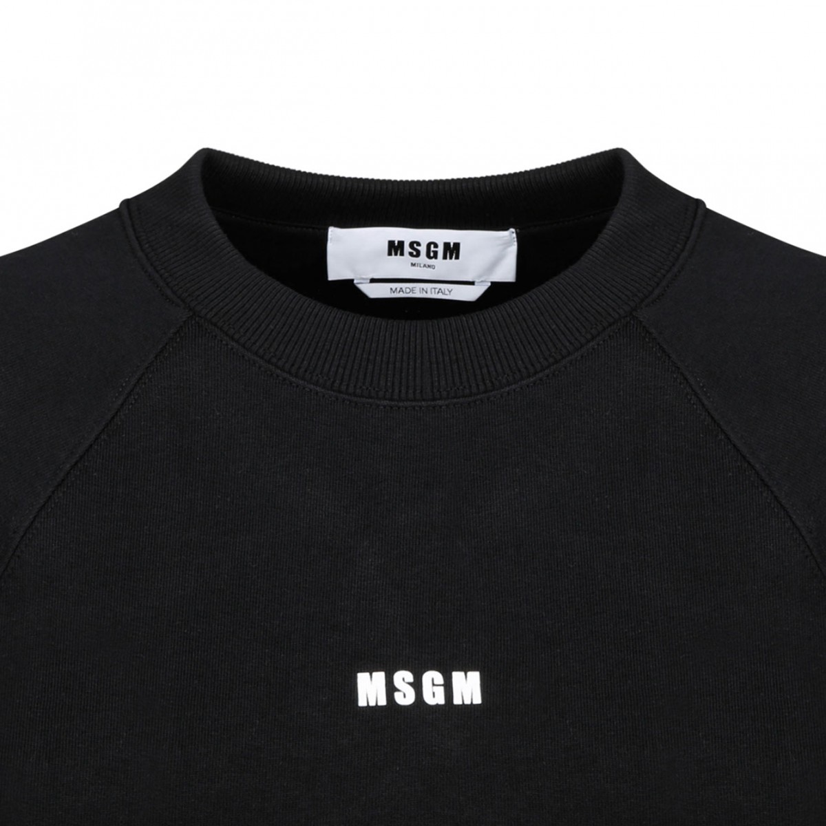 Black Logo Print Sweatshirt
