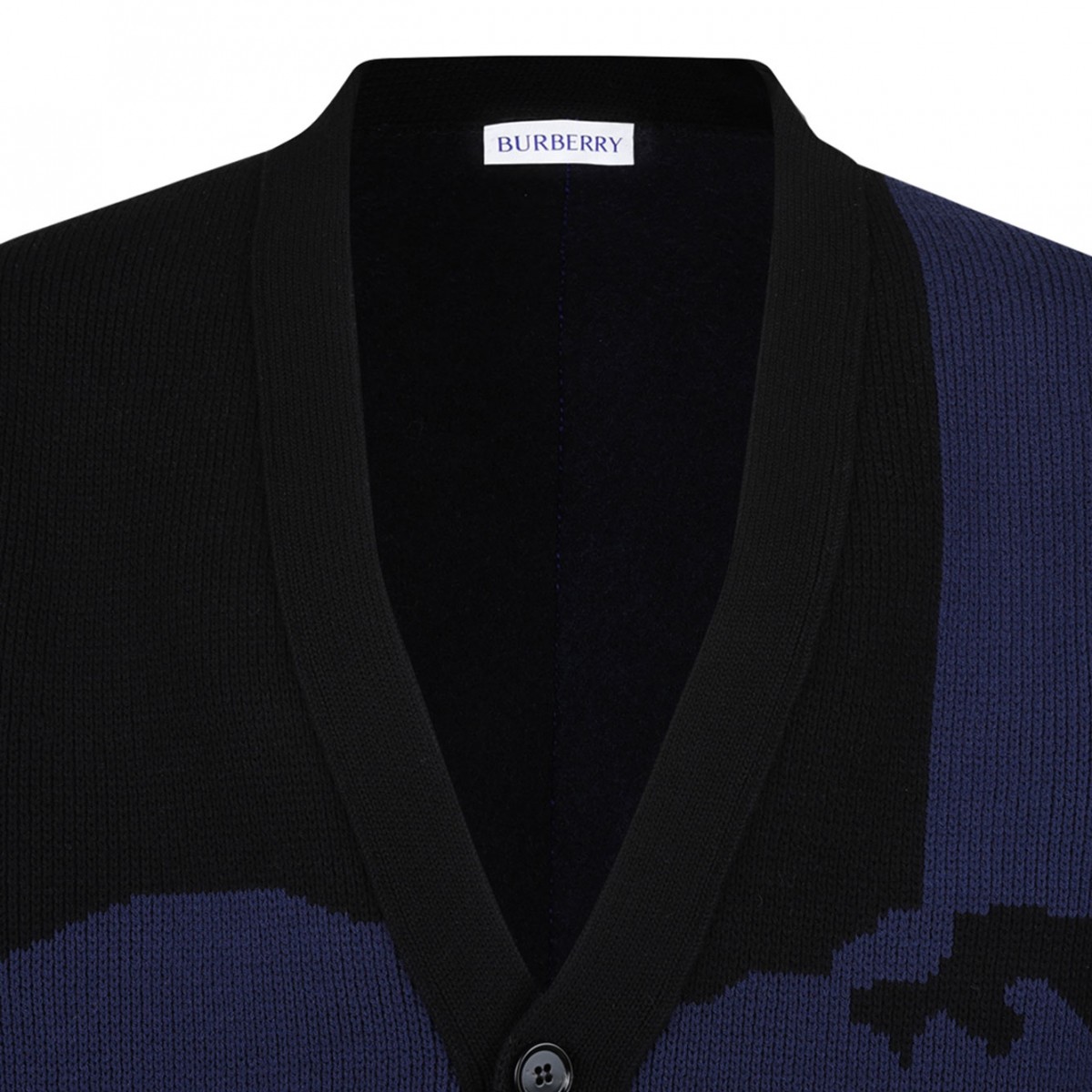 Black and Navy Blue EKD Cardigan