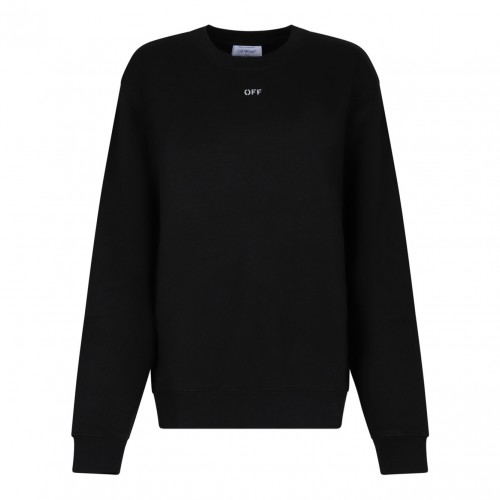 Black Arrows Embroidered Sweatshirt