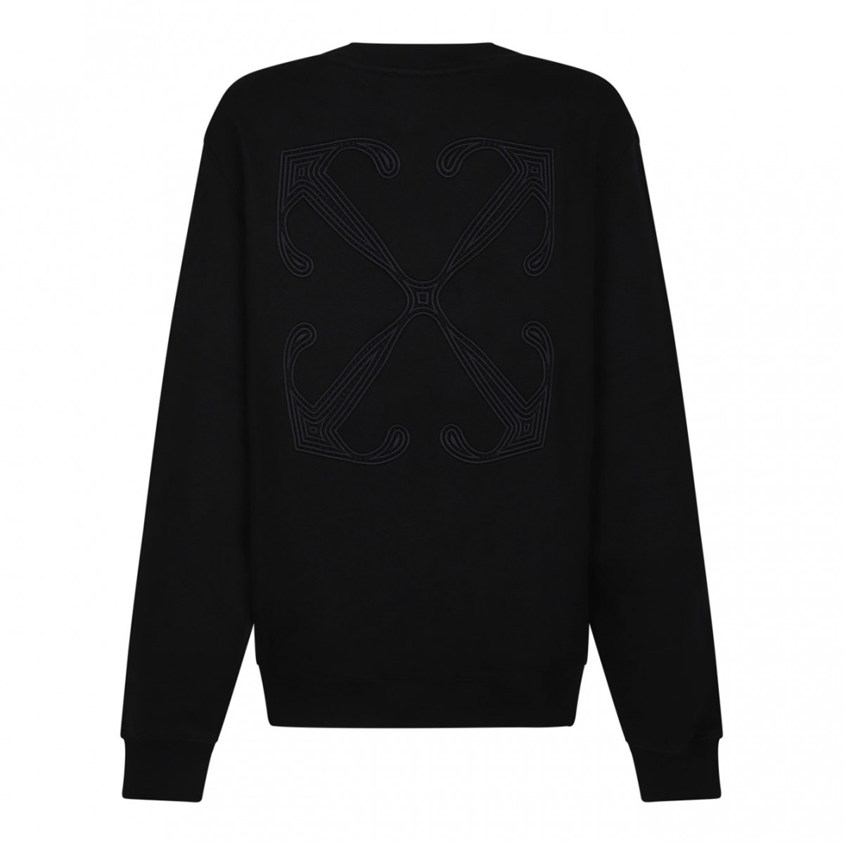Black Arrows Embroidered Sweatshirt