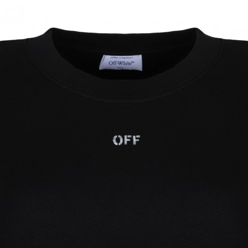 Black Arrows Embroidered Sweatshirt