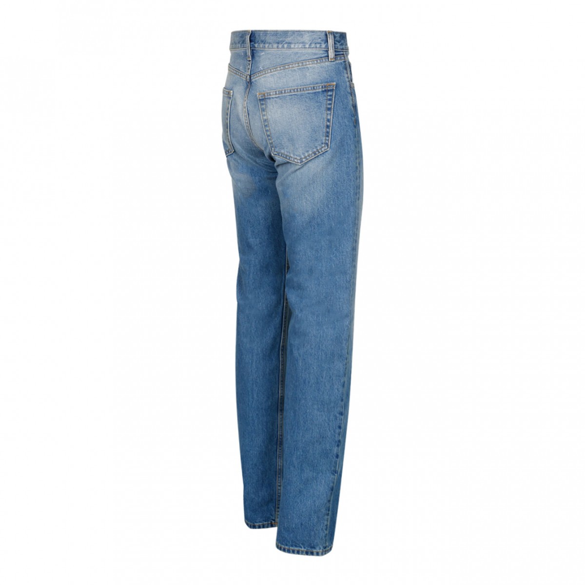 Blue Straight Leg Jeans