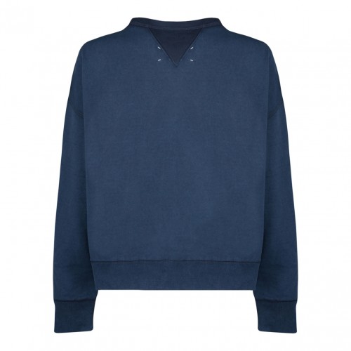 Blue Reverse Logo Sweatshirt 2
