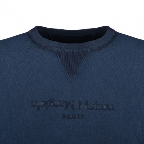 Blue Reverse Logo Sweatshirt