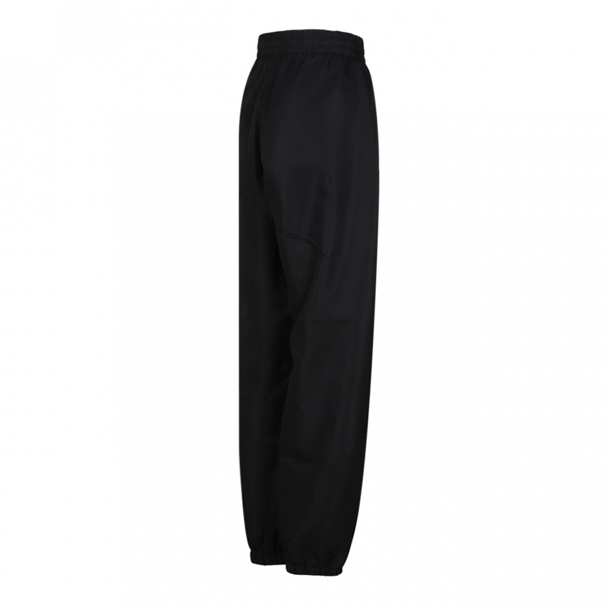 Black Twisted Track Pants.
