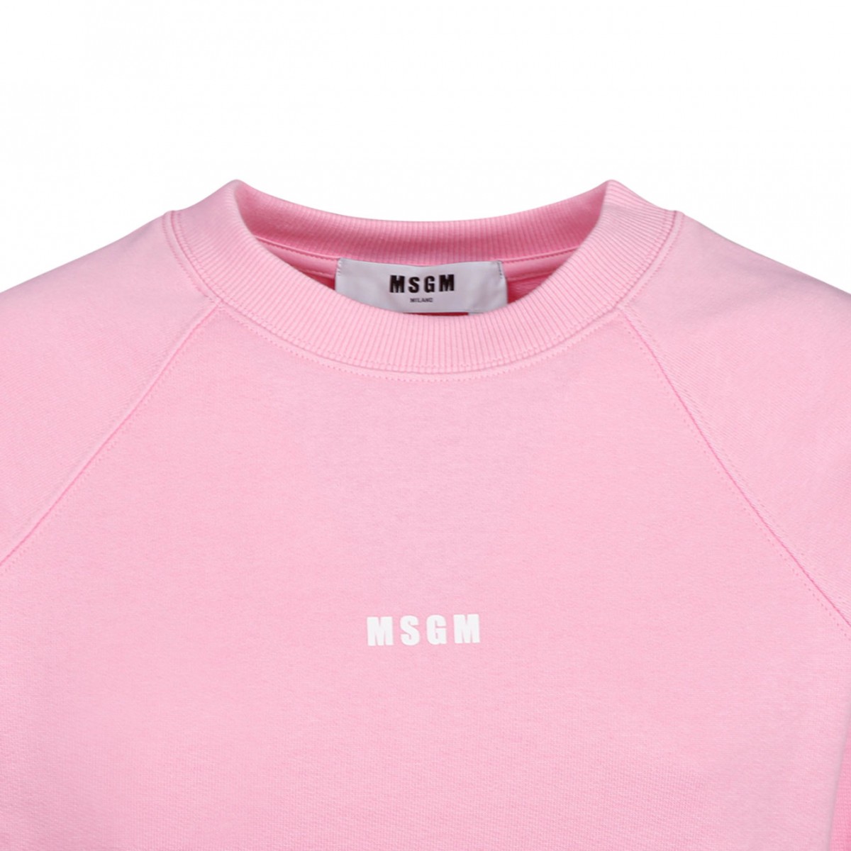 Pink Logo Print Sweatshirt