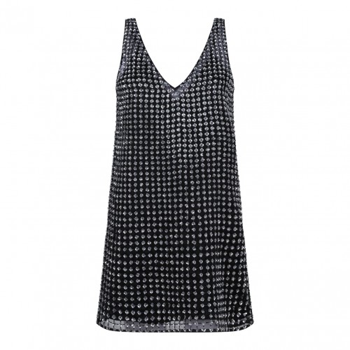Black Sequins Dress