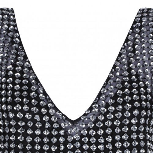 Black Sequins Dress