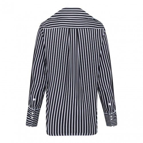 Navy Blue Striped Shirt 2