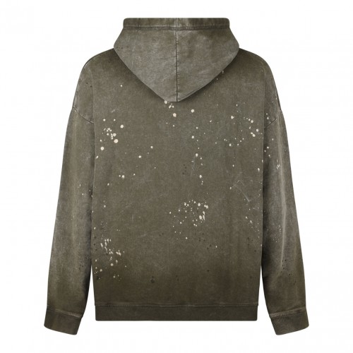 Fir Green Logo Print Hoodie 2