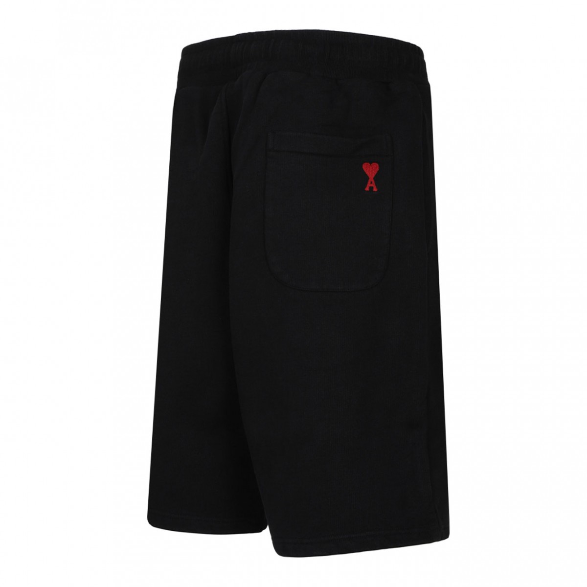 Black Monogram Pattern Shorts