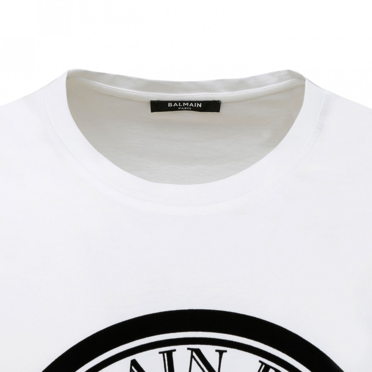 White Organic Cotton Logo Print T-Shirt