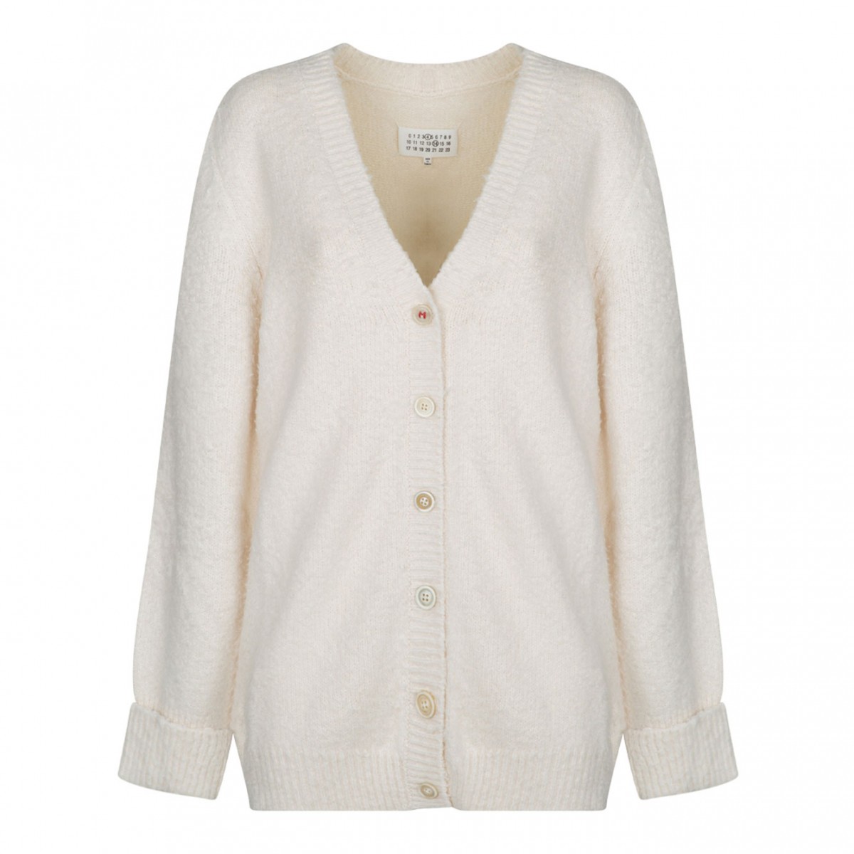 White Knitted Cardigan